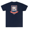 Southern Marsh Branding Collection Tee - Crest Navy