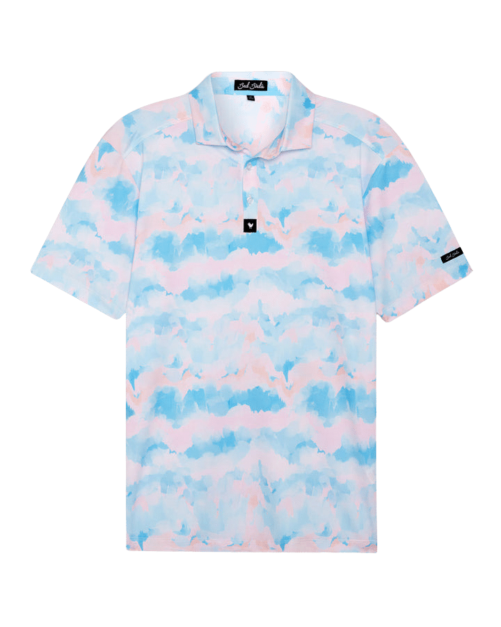 Bad Birdie Cotton Candy Men's Polo 5 Under Golf