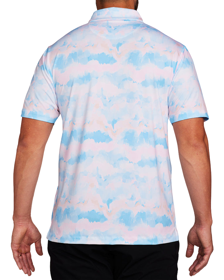 Bad Birdie Cotton Candy Men's Polo 5 Under Golf