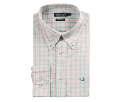 Southern Marsh Idlewild Performance Gingham Dress Shirt