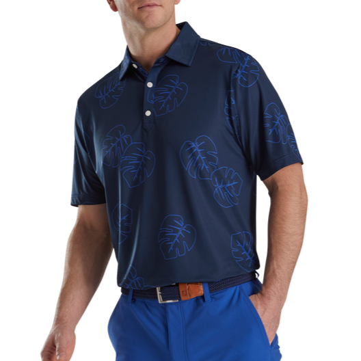 FootJoy Jungle Leaf Print Men's Polo