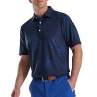 Thumbnail for FootJoy Jungle Leaf Print Men's Polo