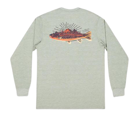 Southern Marsh Long Sleeve FieldTec Heathered Performance Tee