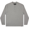 Southern Marsh MarshLux Henley Performance Long Sleeve Shirt - Light Grey