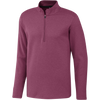 Adidas 3-Stripe 1/4 Zip Layering Men's Golf Pullover - Legacy Burgundy