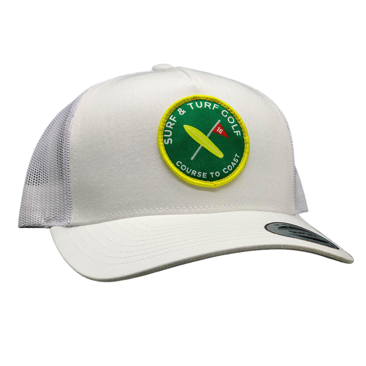 Surf & Turf Golf Course to Coast 10 Trucker Patch Hat