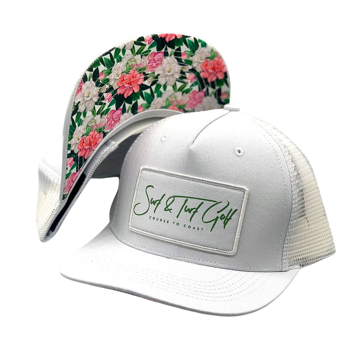 Surf & Turf Golf Telles Azalea Snapback Hat