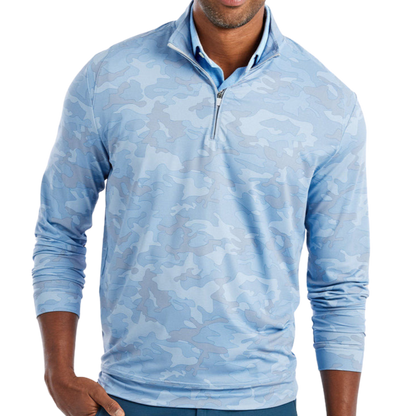 Johnnie-O Titan Camo Prep-formance Men's 1/4 Zip Pullover