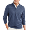 Johnnie-O Aspen Microfleece 1/4 Zip Men's Pullover - Lake