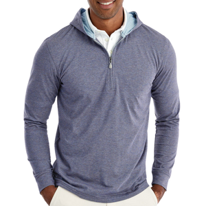Johnnie-O Finney Striped Men's 1/4 Zip Hoodie