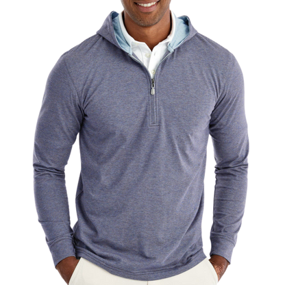 Johnnie-O Finney Striped Men's 1/4 Zip Hoodie