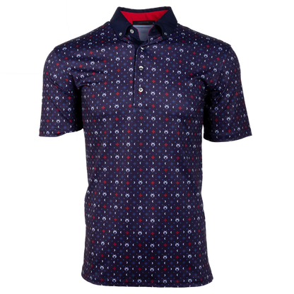 Greyson Wolf Moon Men's Polos
