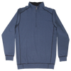 Southern Marsh Downpour Dry Striped Stretch Pullover - Navy