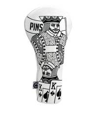 Thumbnail for Pins & Aces White Out King of Spades Driver Cover