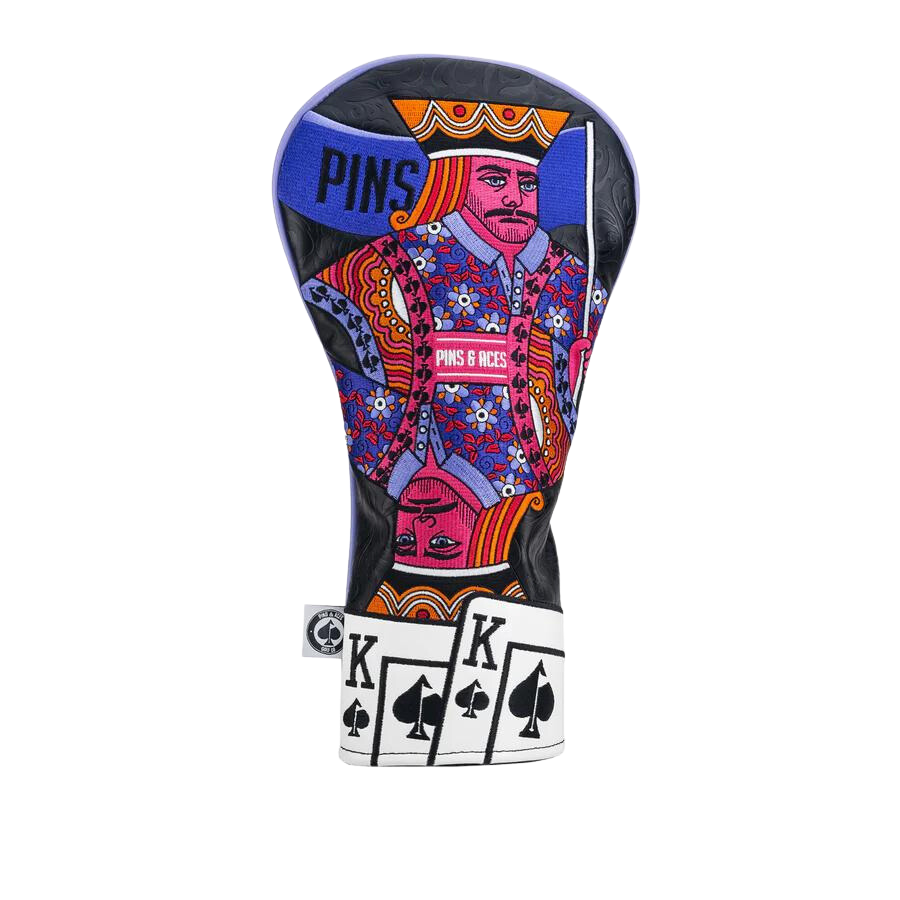 Pins & Aces King of Spades Driver Cover 5 Under Golf