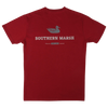 Southern Marsh Trademark Duck T-Shirt - Maroon