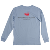 Southern Marsh Authentic Long SLeeve T-Shirt - Light Blue