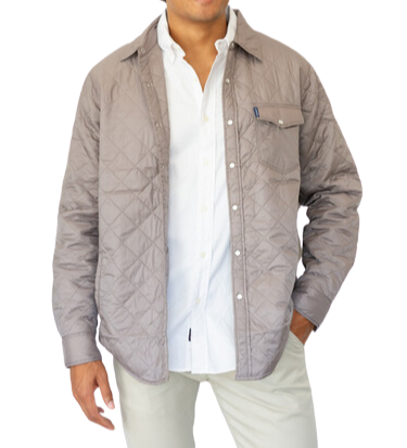 Criquet Quilted Men's Shacket