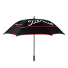 Titleist Tour Double Canopy Umbrella - Black/Red