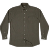 Southern Marsh Abilene Washed Gingham Dress Shirt - Olive/Burnt Orange