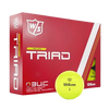 Wilson Triad Golf Balls - Yellow