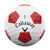 Callaway Golf Chrome Soft Truvis 22 Golf Balls - Red/White