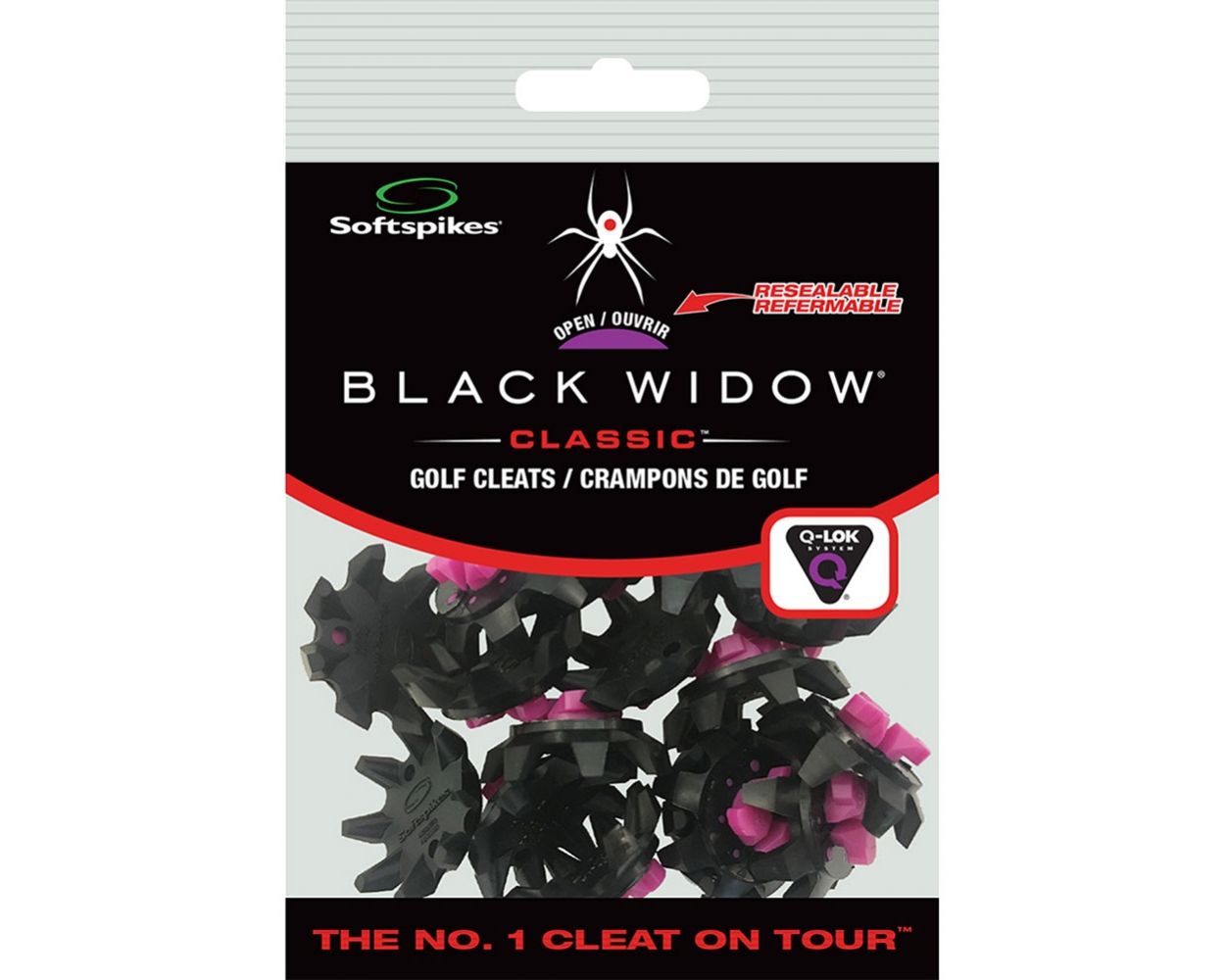 Softspikes Black Widow Q-Lok Golf Cleats
