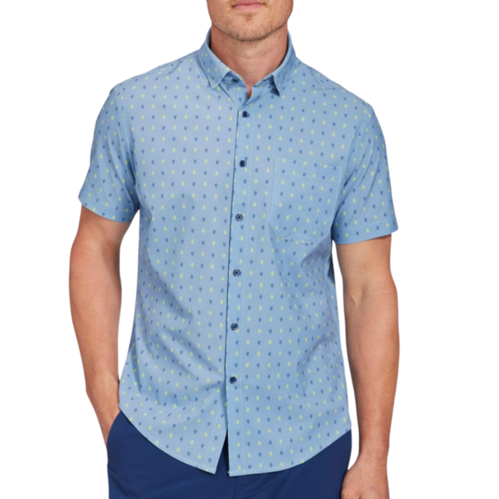 Mizzen+Main Leeward Short Sleeve Men's Dress Shirt