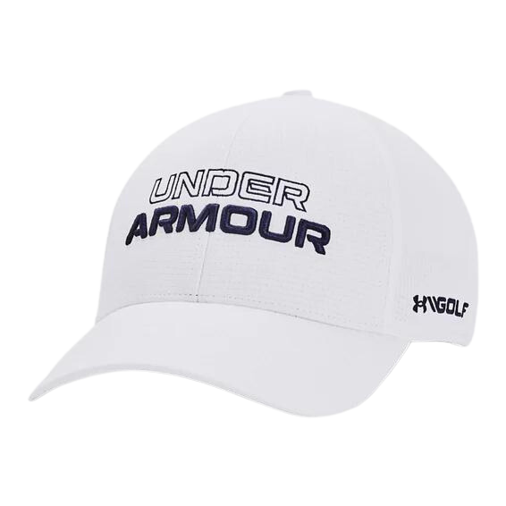 Under Armour UA Jordan Spieth Tour Stretch Fit Hat M L White