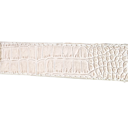 Antas Italian Matte Crocodile Belt Men's Belt