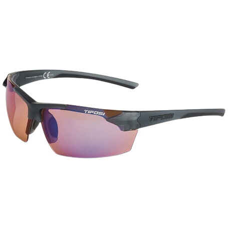 Tifosi Track Sunglasses Satin Vapor/AC Red