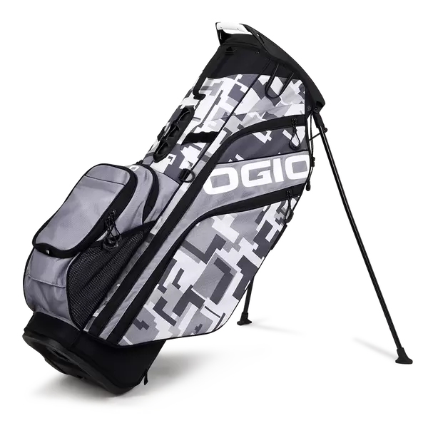 NEW Ogio Golf 2023 Woode Hybrid Stand / Carry Bag 8-Way Top - Gray 