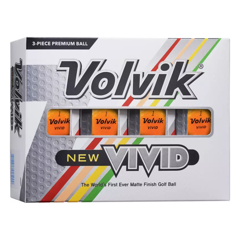 Volvik '20 Vivid 3 Piece Premium Golf Balls