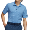 Adidas Night Camo Men's Polo - Focus Blue Melange/Crew Navy